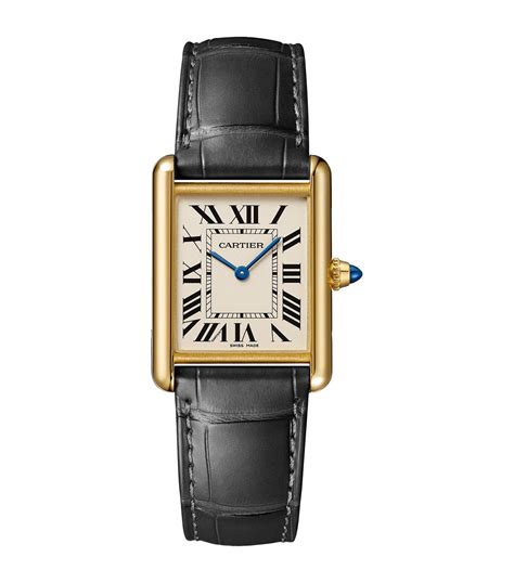 yellow gold cartier tank